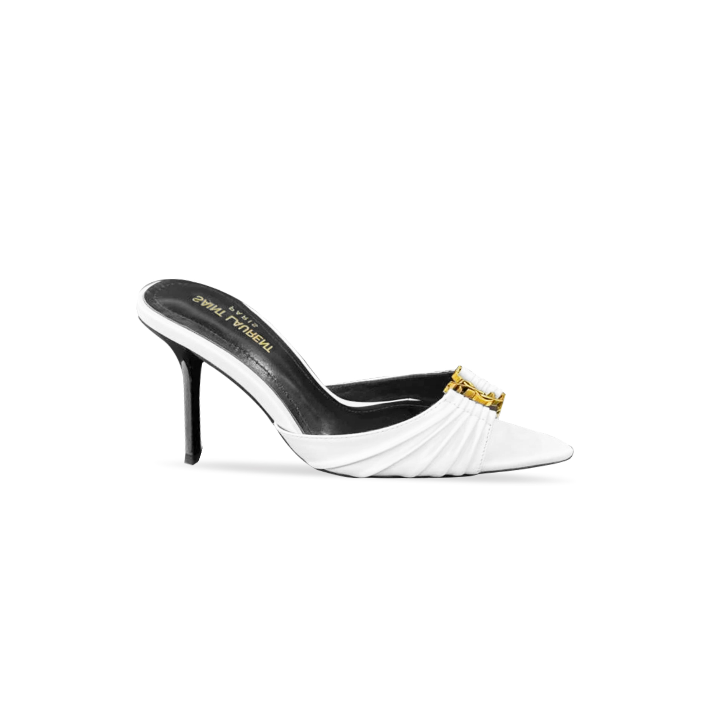 YSL BABYLONE SMOOTH LEATHER MULES 799606AAC4K3000